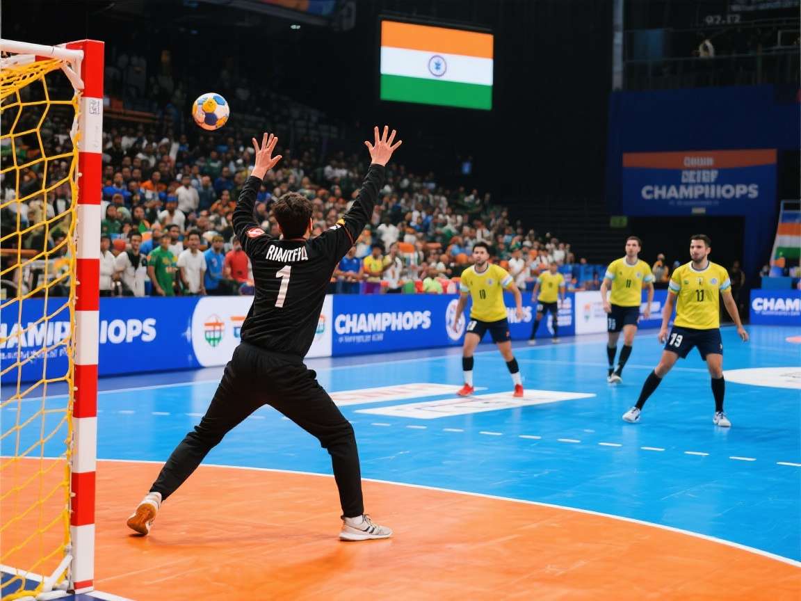 Champion's Handball: India - 50M+ downloads in India Champion's Handball: India download statistics and player base visualization